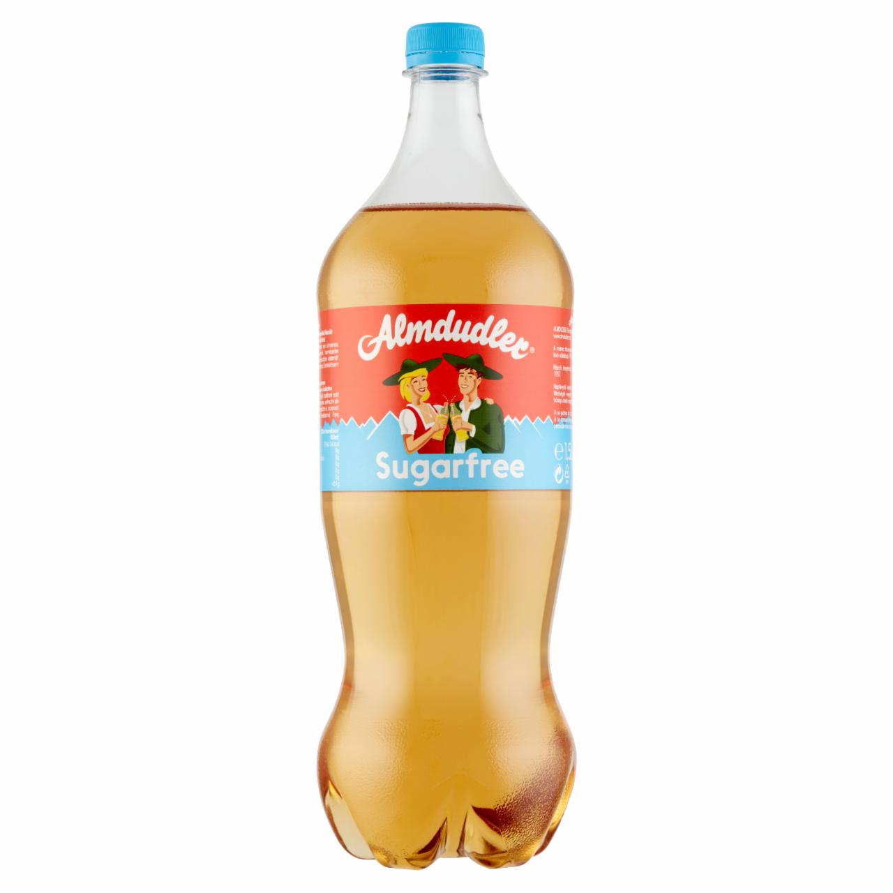 Képek - Almdudler alpesi gyógynövényekből készült szénsavas, cukormentes üdítőital, édesítőszerekkel 1,5 l