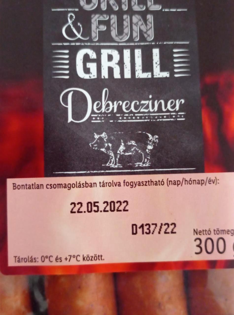 Képek - Debrecziner grill kolbász Grill & fun