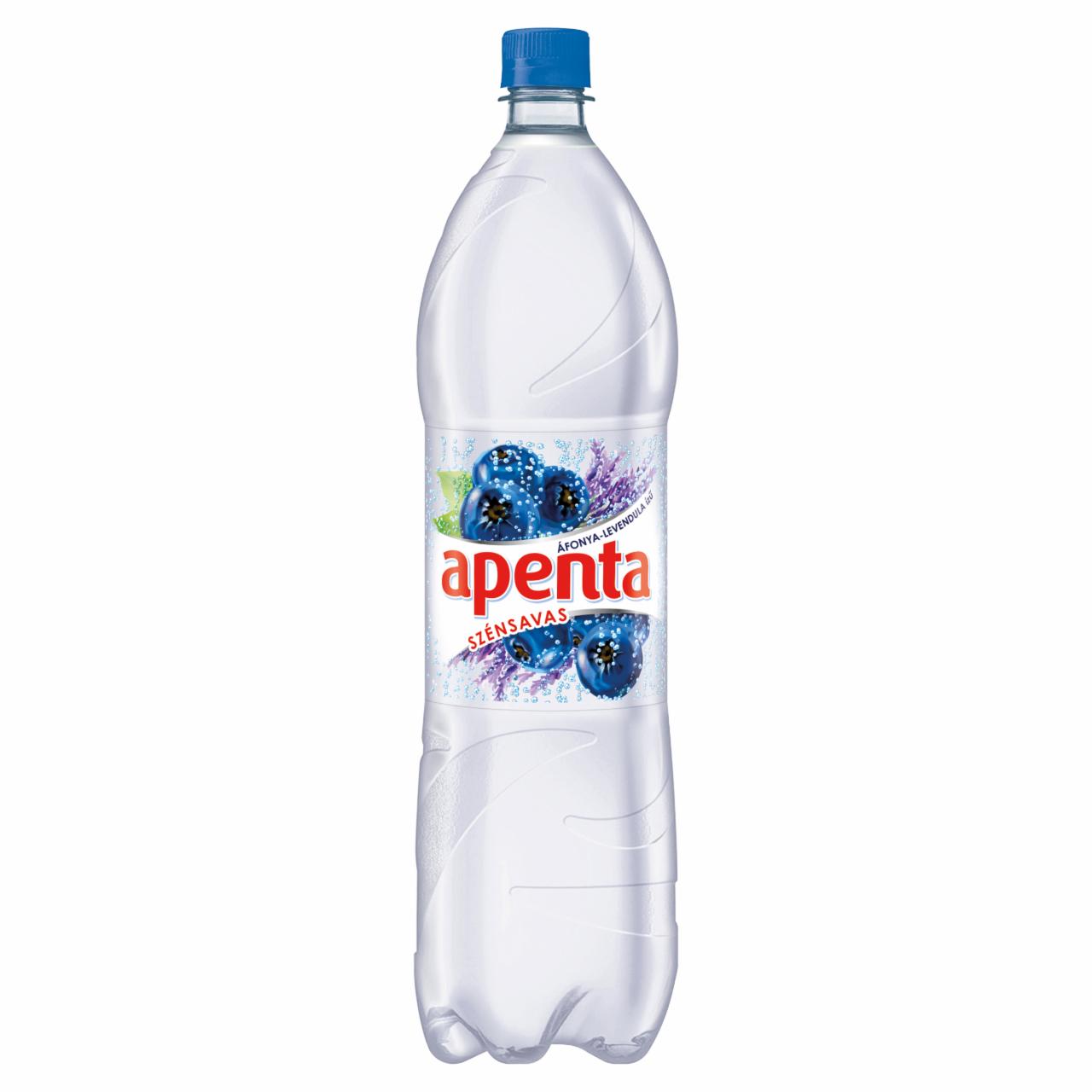 Képek - Apenta áfonya-levendula ízű szénsavas üdítőital, természetes ásványvízzel 1,5 l