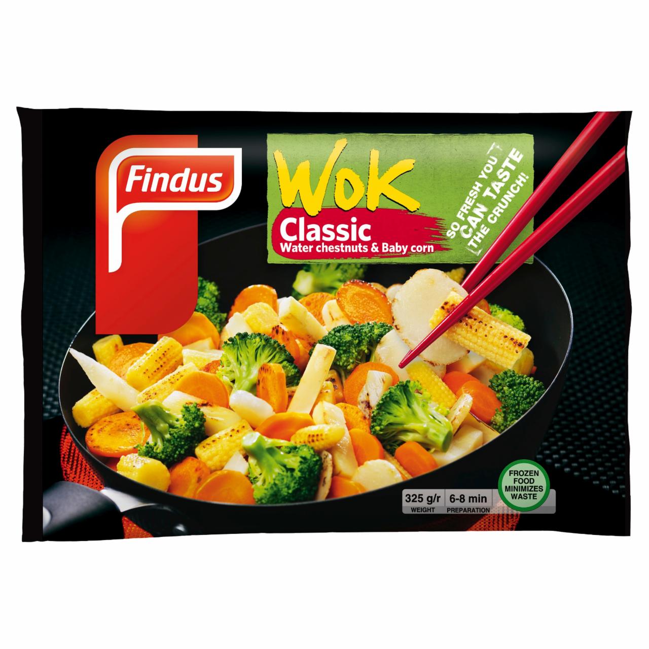 Képek - Findus Wok Classic ízesített, fagyasztott zöldségkeverék 325 g