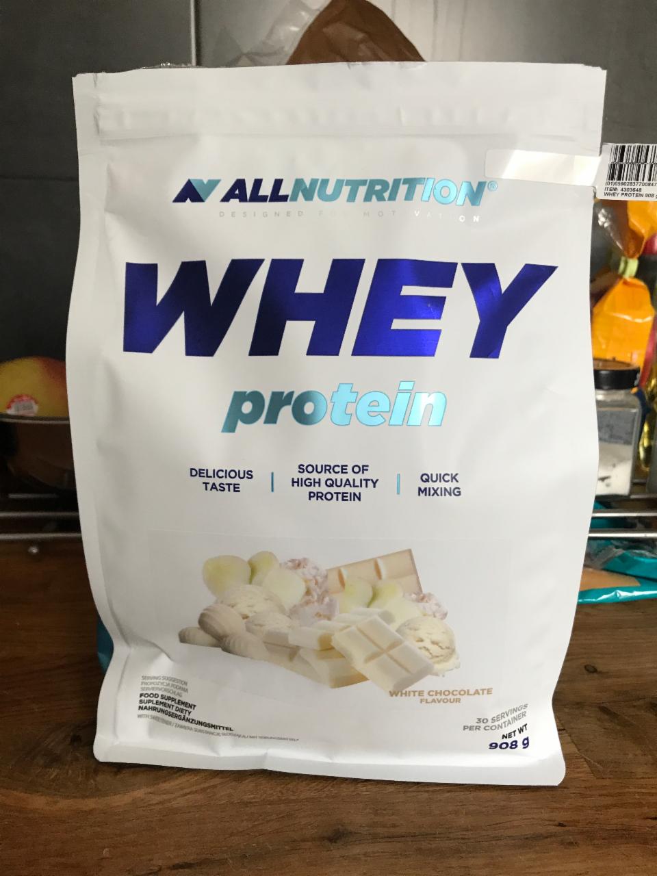 Képek - proteín AllNutrition whey protein csoki