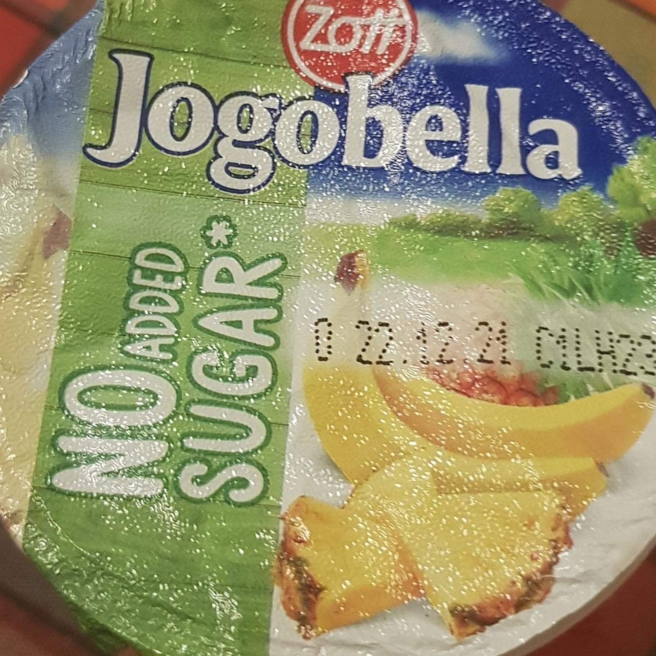 Képek - Jogobella ananász-banán joghurt No Added Sugar Zott