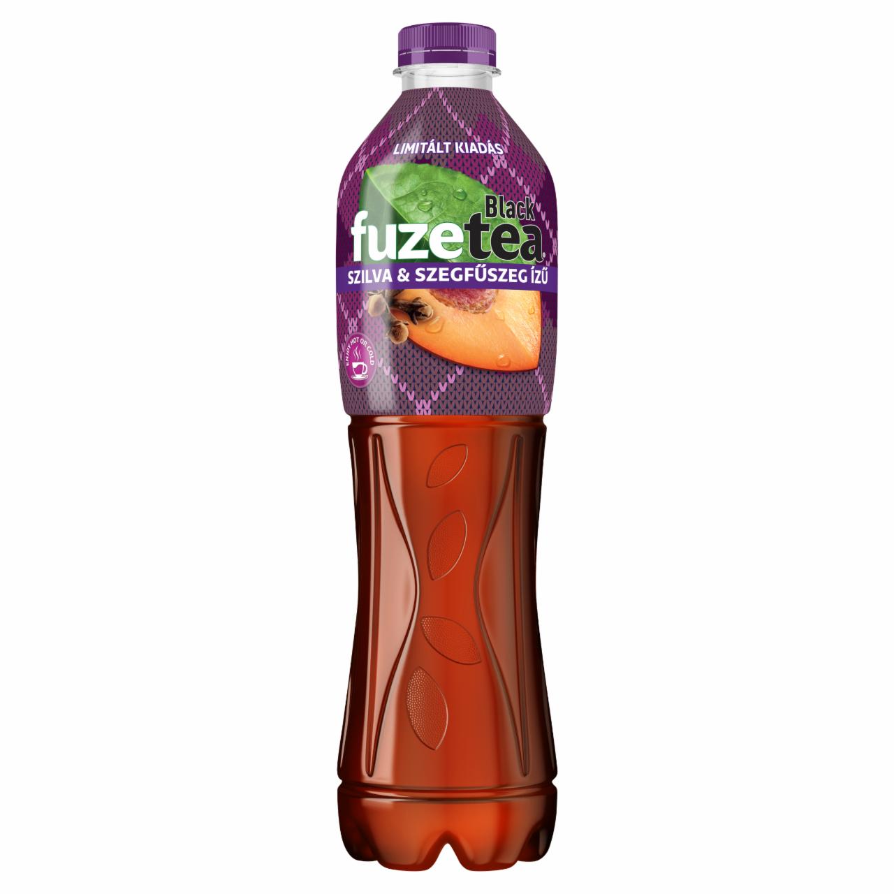 Képek - FUZETEA szilva & szegfűszeg ízű szénsavmentes üdítőital fekete tea kivonattal 1,5 l