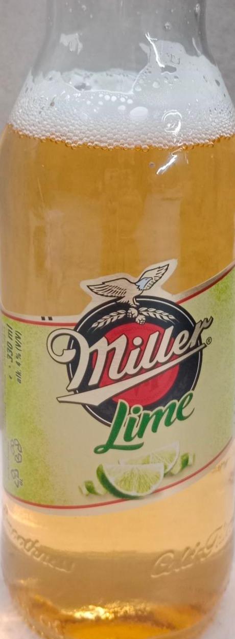 Képek - Miller Lime világos sör és szénsavas limeízű ital keveréke 4% 330 ml 