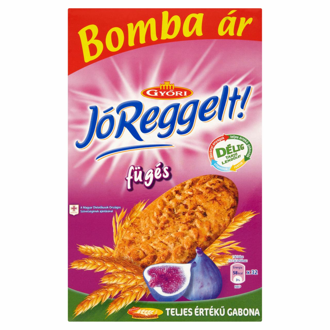 Képek - Győri JóReggelt! fügés keksz 8 x 50 g