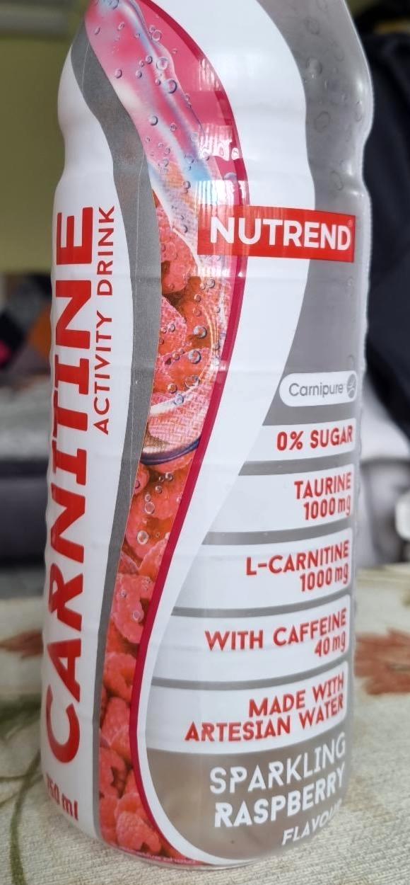 Képek - Carnitine activity drink Sparkling raspberry Nutrend