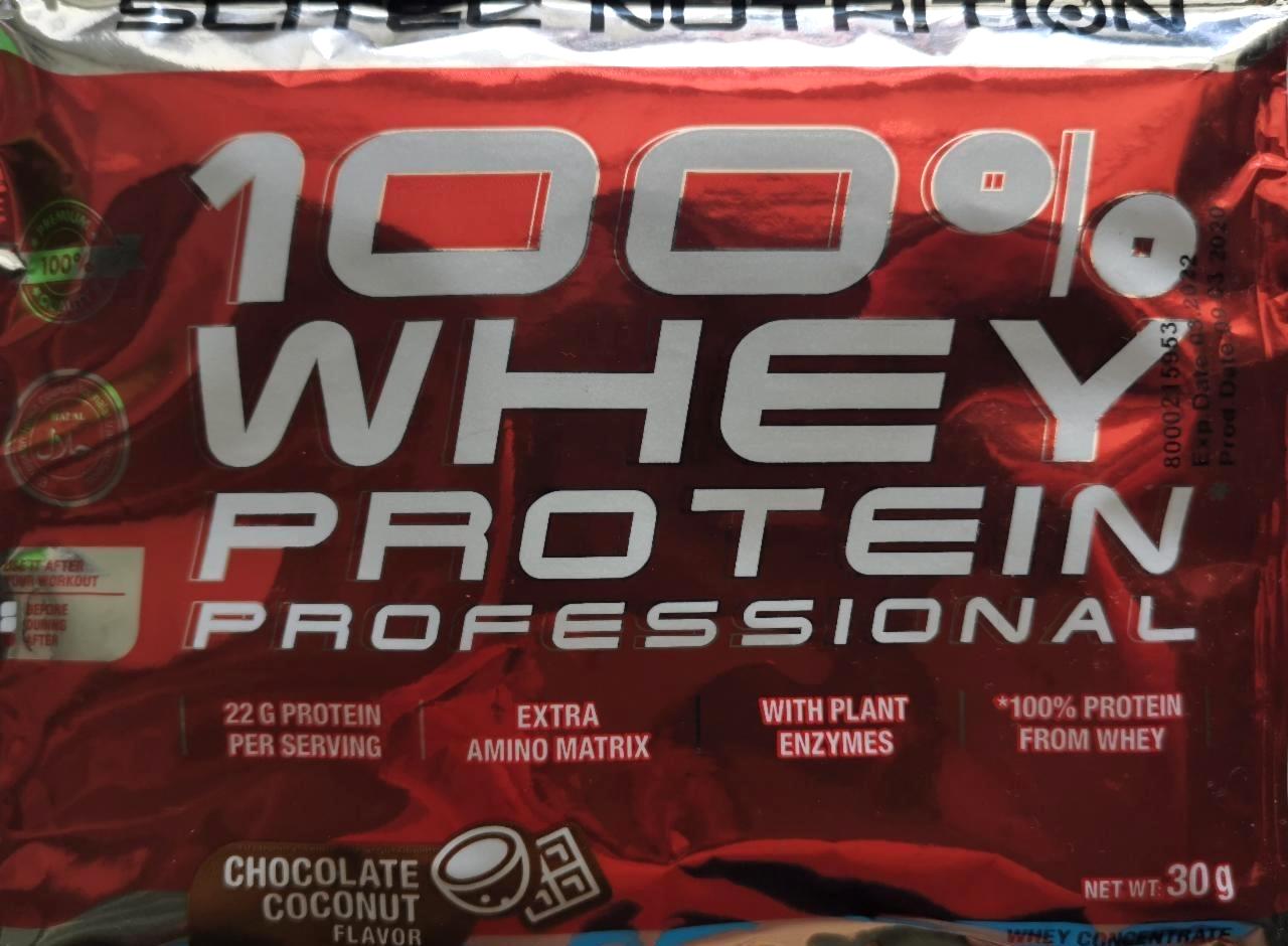 Képek - 100% Whey Protein Professional - csoki-kókusz íz Scitec Nutrition