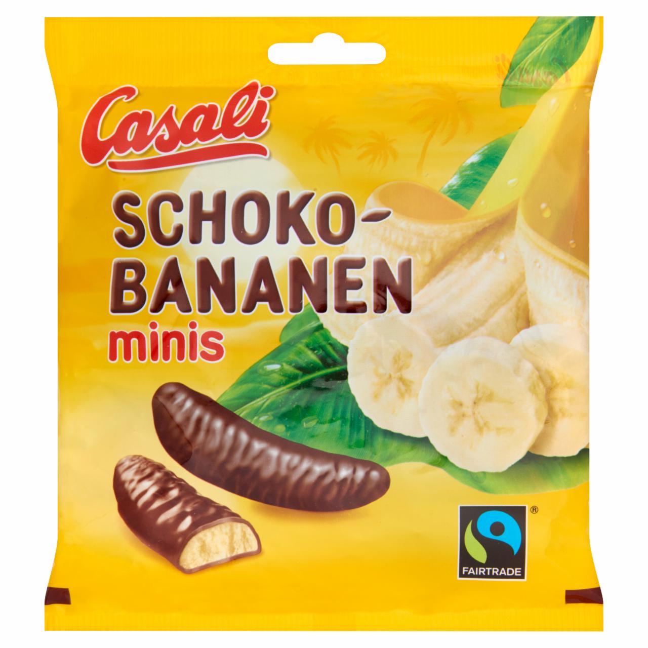 Képek - Casali Minis habosított banánkrém csokoládéba mártva 125 g