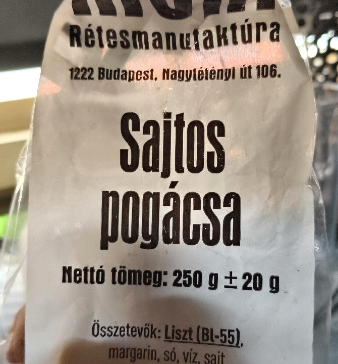 Képek - Sajtos pogácsa Rétesmanufaktúra