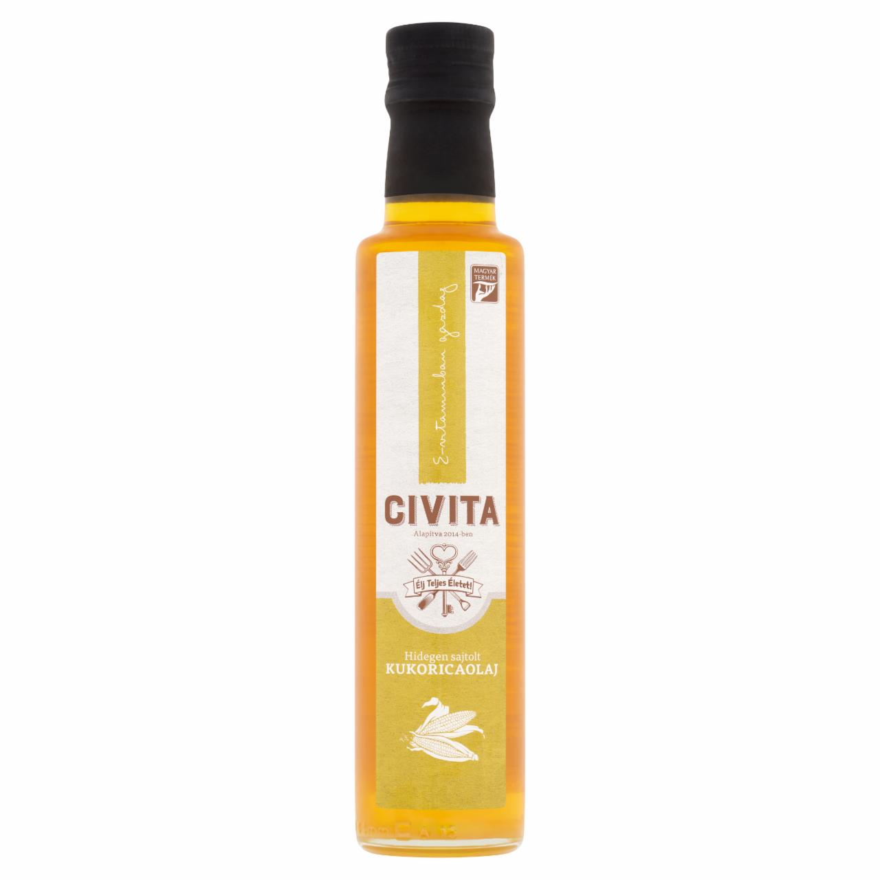 Képek - Civita hidegen sajtolt kukoricaolaj 250 ml