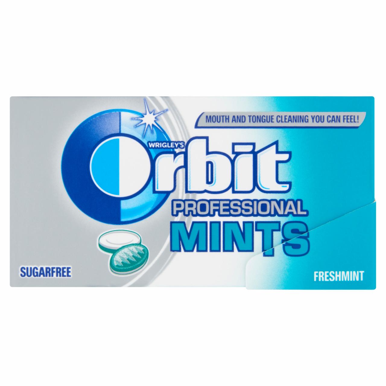 Képek - Orbit Professional Mints Freshmint mentaízű töltetlen keménycukorka 18 g