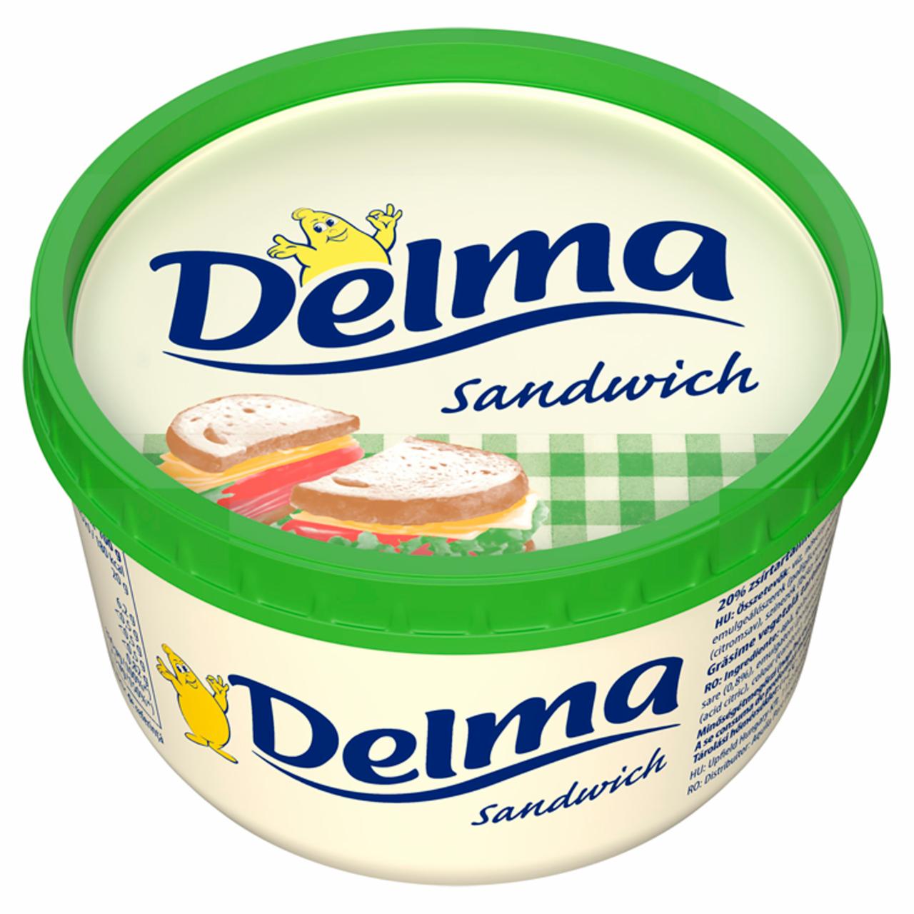 Képek - Delma Sandwich 20% zsírtartalmú margarin 225 g