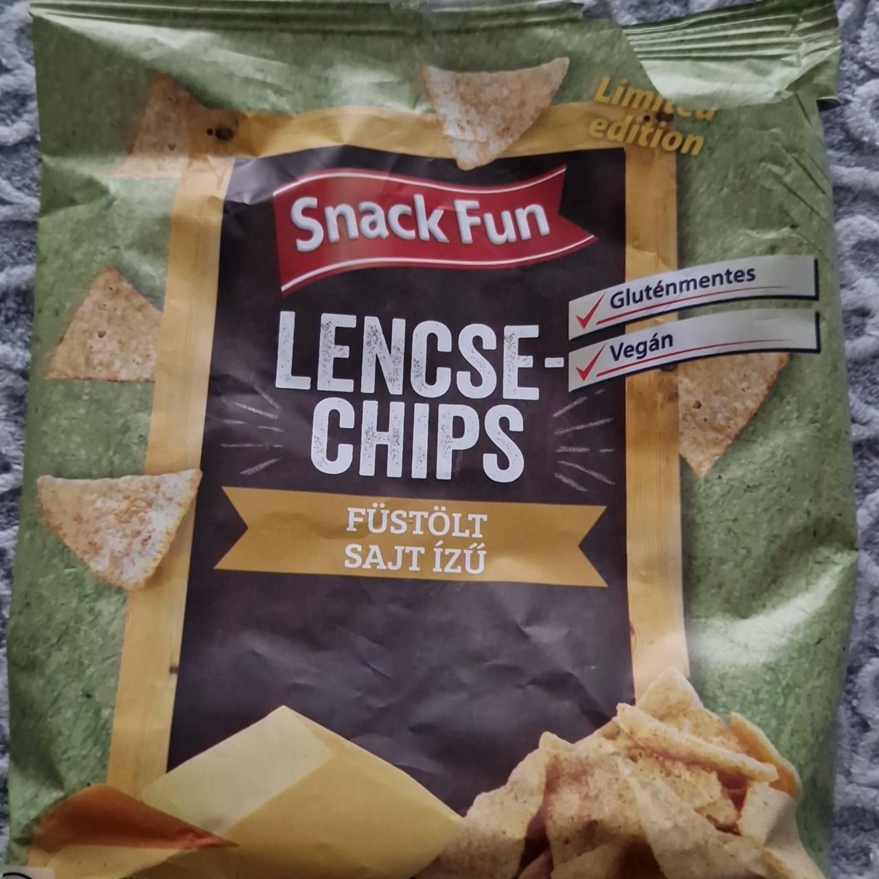 Képek - Lencse chips füstölt sajt ízü Snack Fun