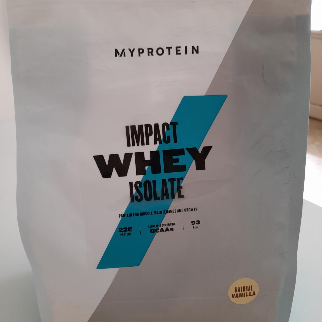 Képek - Impact Whey Isolate Natural vanilla MyProtein