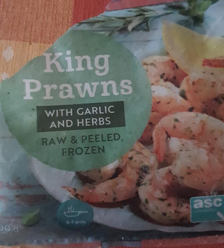 Képek - King prawns rák with garlic & herbs