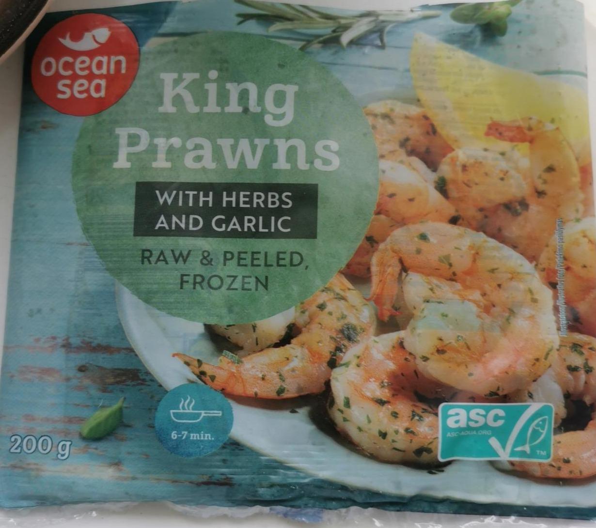 Képek - King prawns rák with garlic & herbs