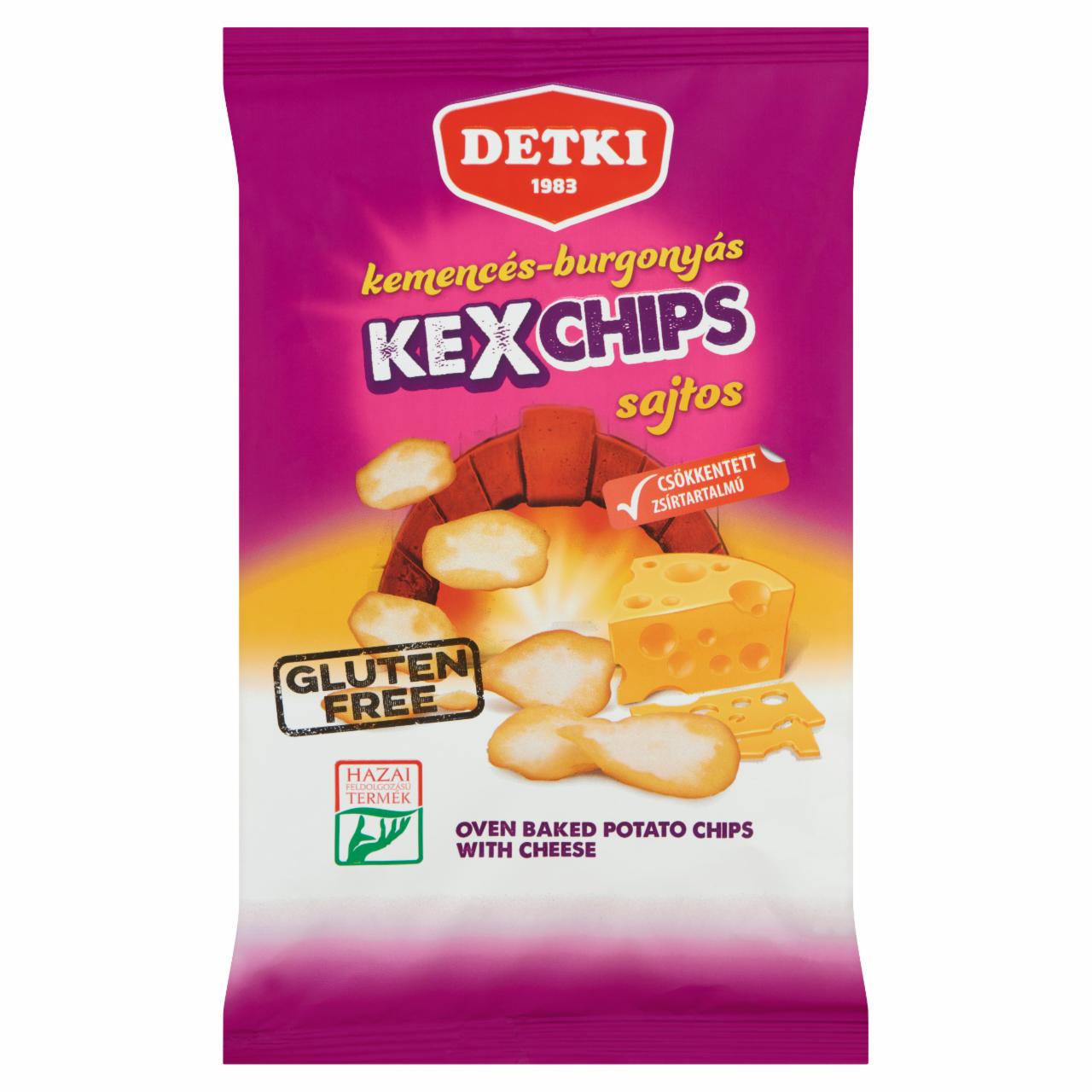 Képek - Detki Kexchips kemencés-burgonyás sajtos chips 75 g