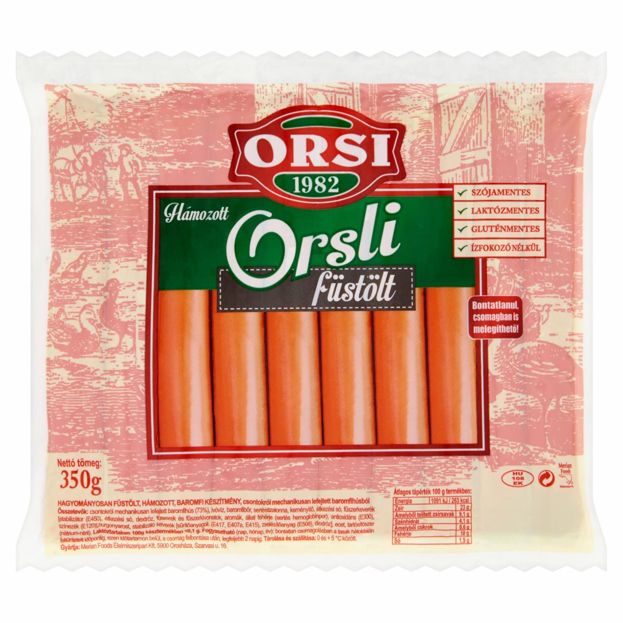 Képek - Orsi hámozott füstölt orsli 350 g