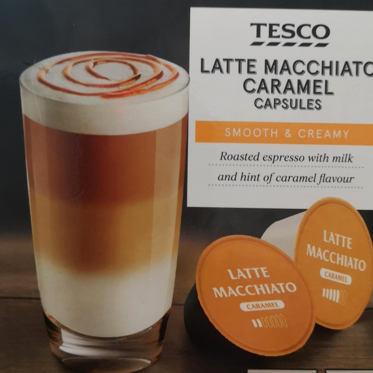 Képek - Latte macchiato caramel capsules Tesco