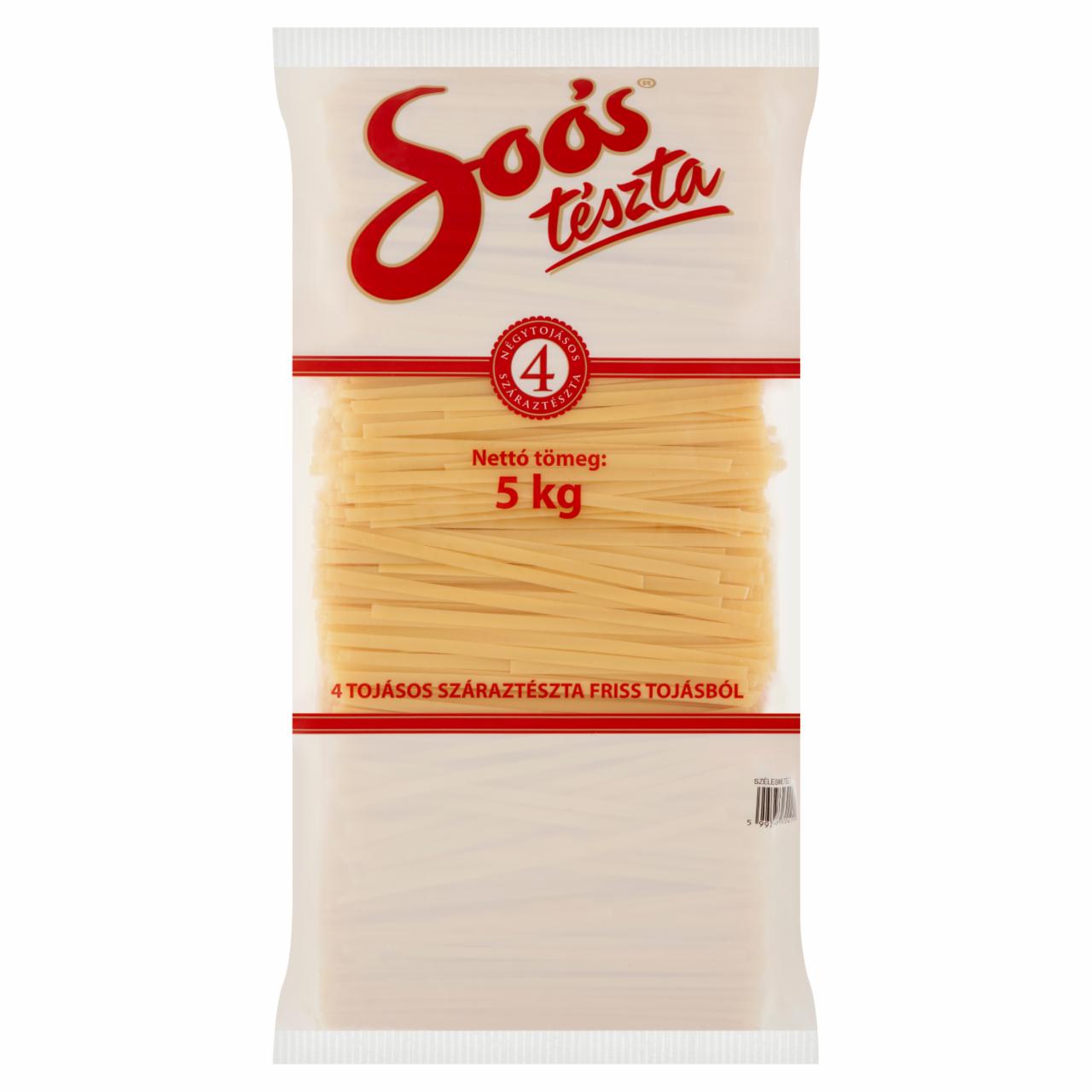 Képek - Soós szélesmetélt 4 tojásos száraztészta 5 kg