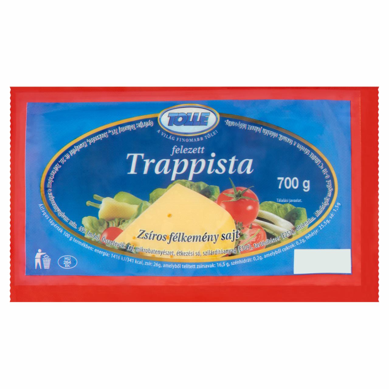 Képek - Tolle Trappista felezett zsíros félkemény sajt 700 g