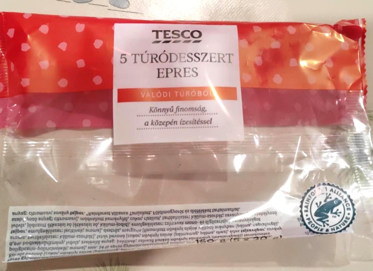 Képek - Túródesszert epres Tesco