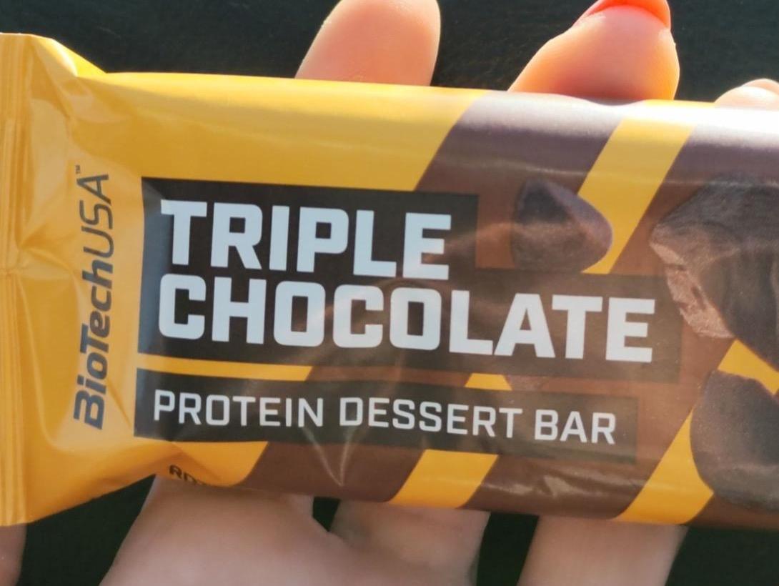 Képek - Triple chocolate protein dessert bar BioTechUSA