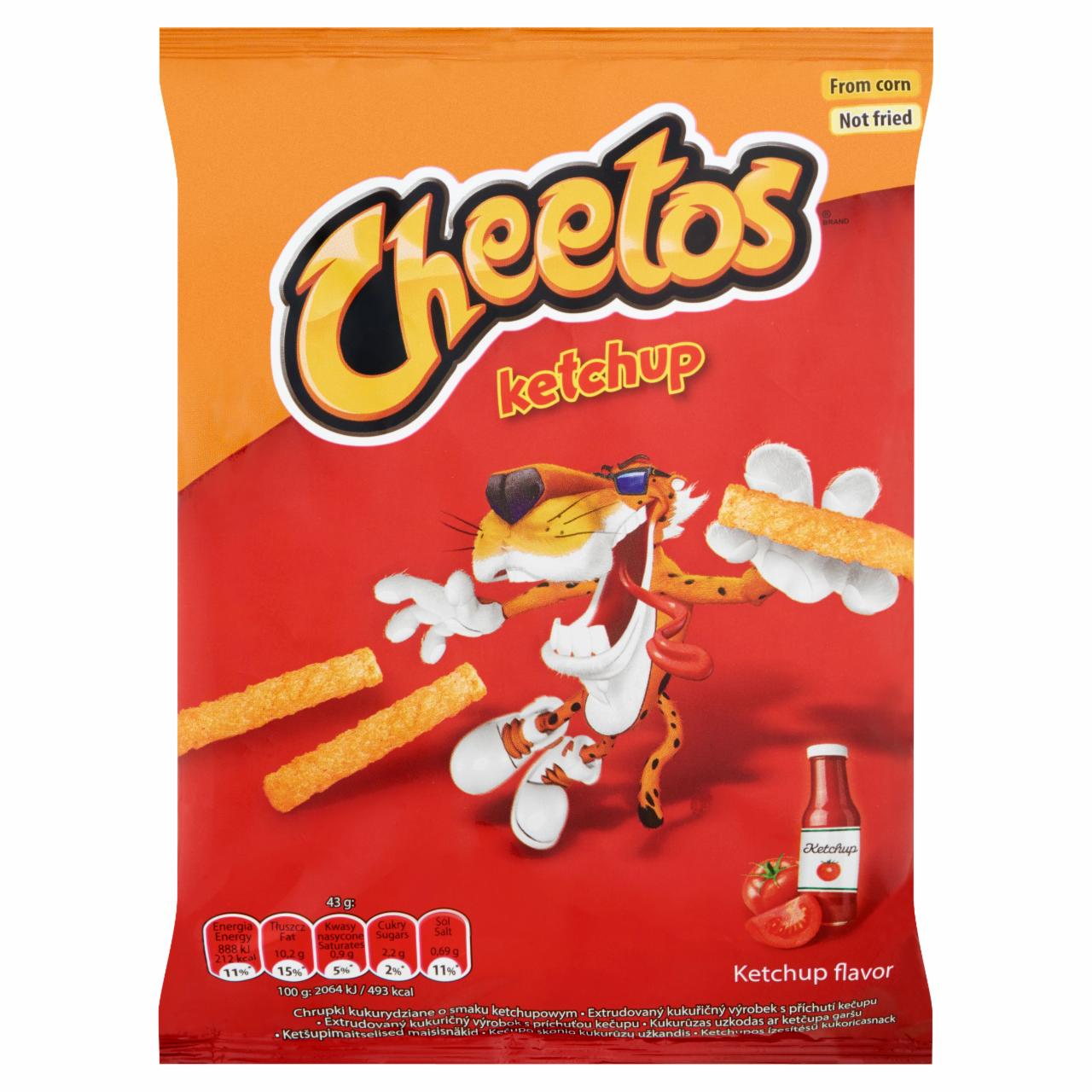 Képek - Cheetos ketchup ízesítésű kukoricasnack 43 g