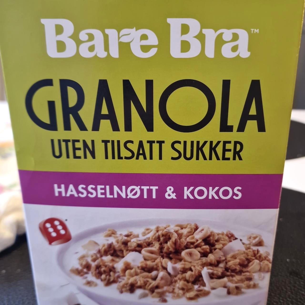 Képek - Granola hassalnøtt & kokos Bare Bra