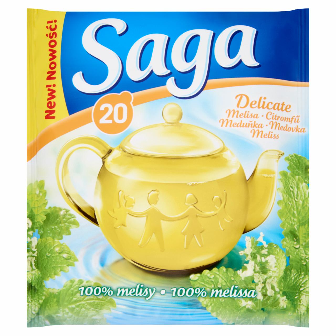 Képek - Saga citromfű herba tea 20 filter