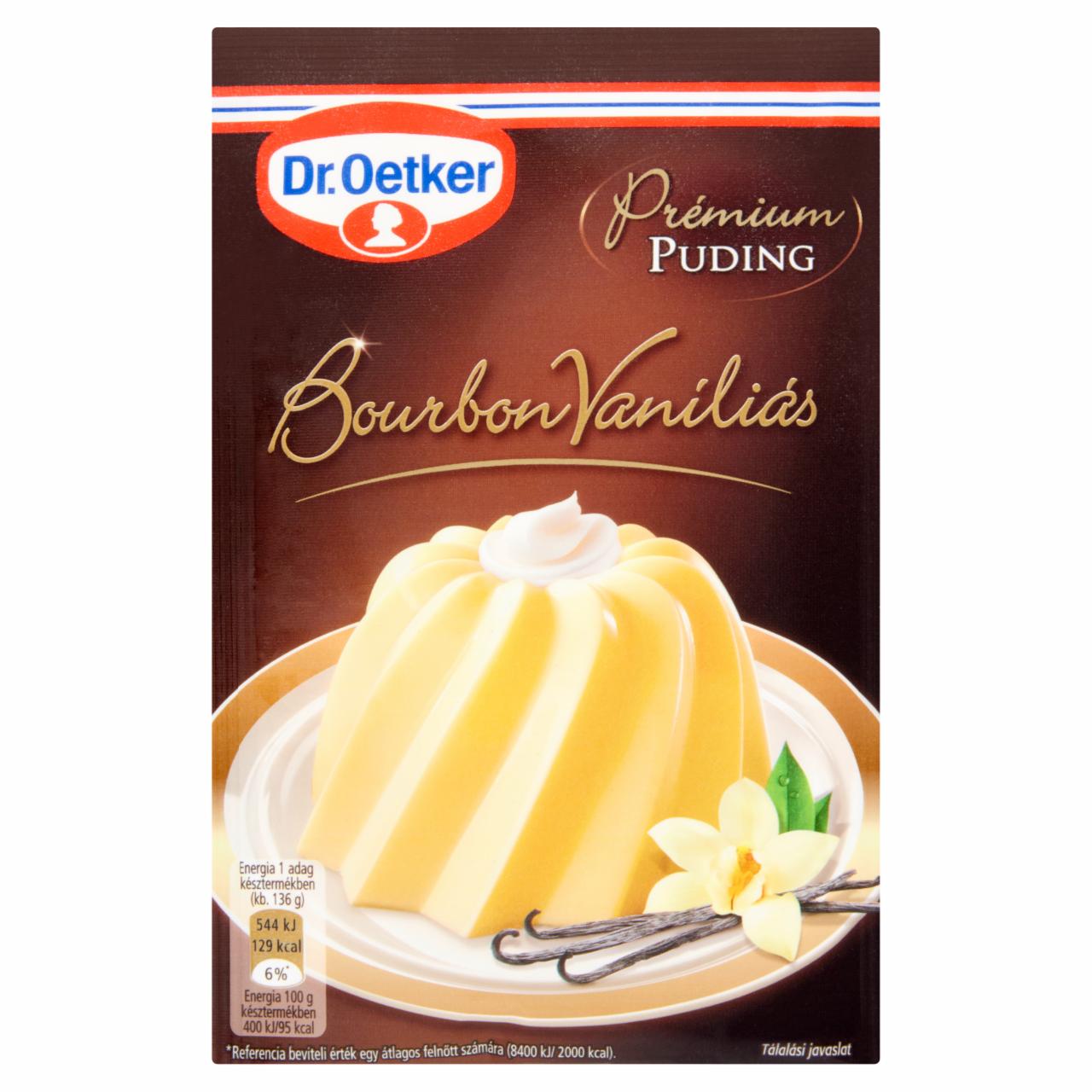 Képek - Dr. Oetker Prémium bourbon vaníliás pudingpor 36 g