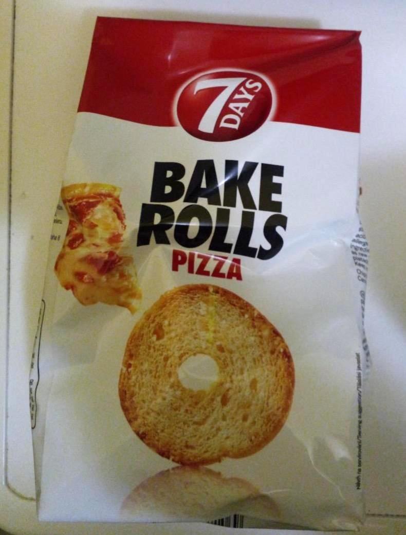 Képek - 7DAYS Bake Rolls pizza ízű kétszersült 80 g