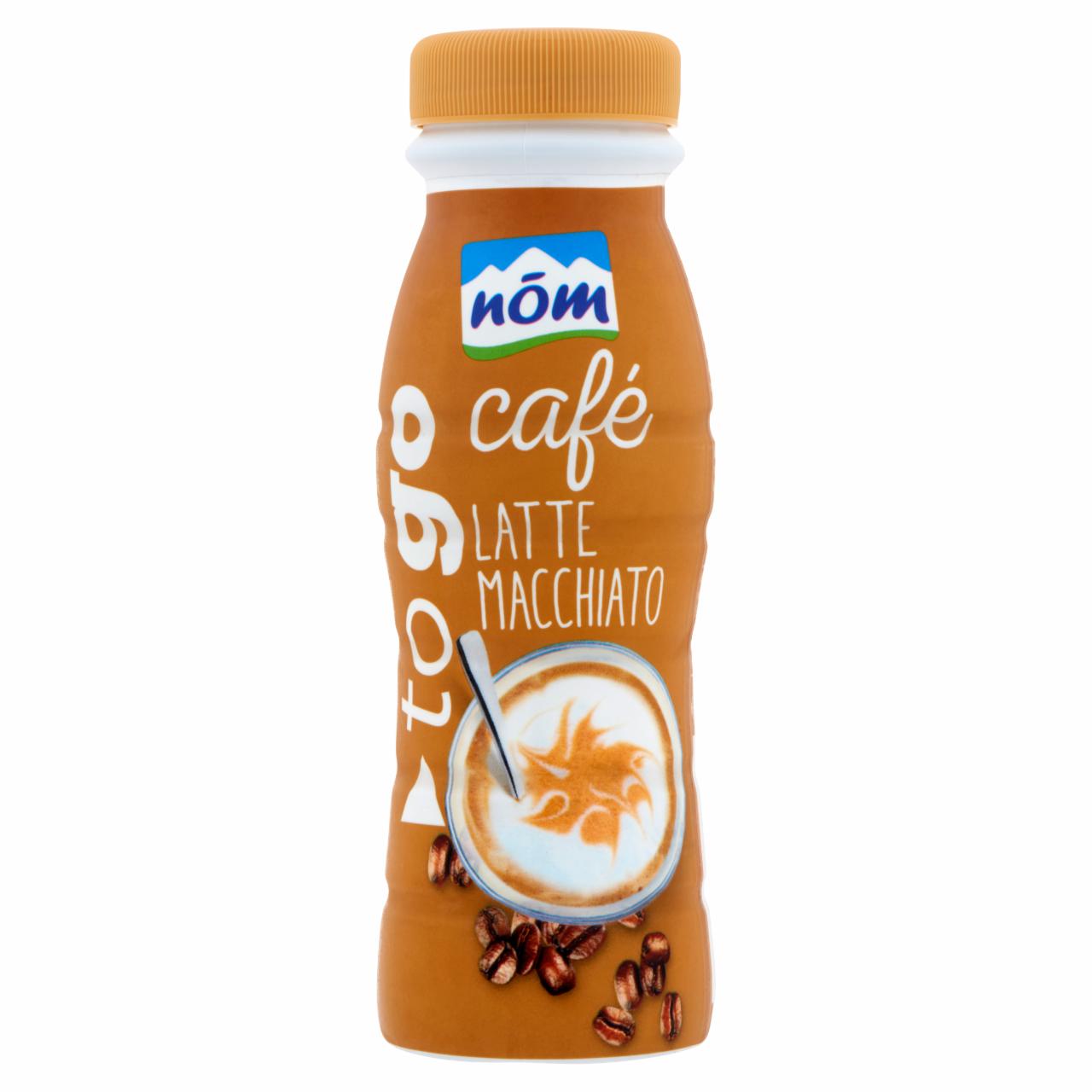 Képek - NÖM to go Café Latte Macchiato UHT zsírszegény kávé ízesítésű tejital 250 ml