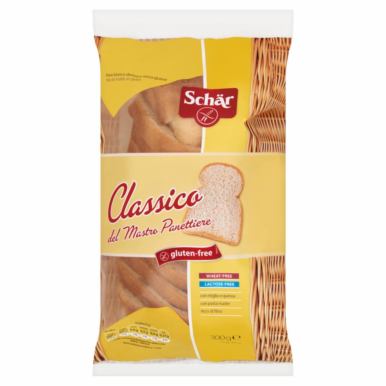 Képek - Schär Classico glutén- és laktózmentes szeletelt fehérkenyér 300 g
