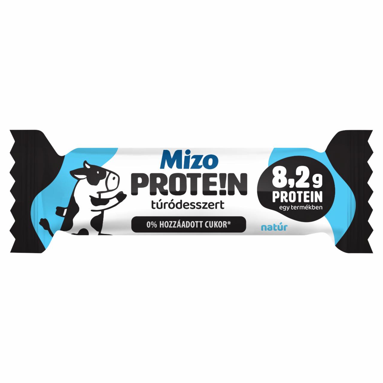 Képek - Mizo Protein natúr túródesszert kakaós bevonattal, hozzáadott fehérjével és édesítőszerrel 51 g
