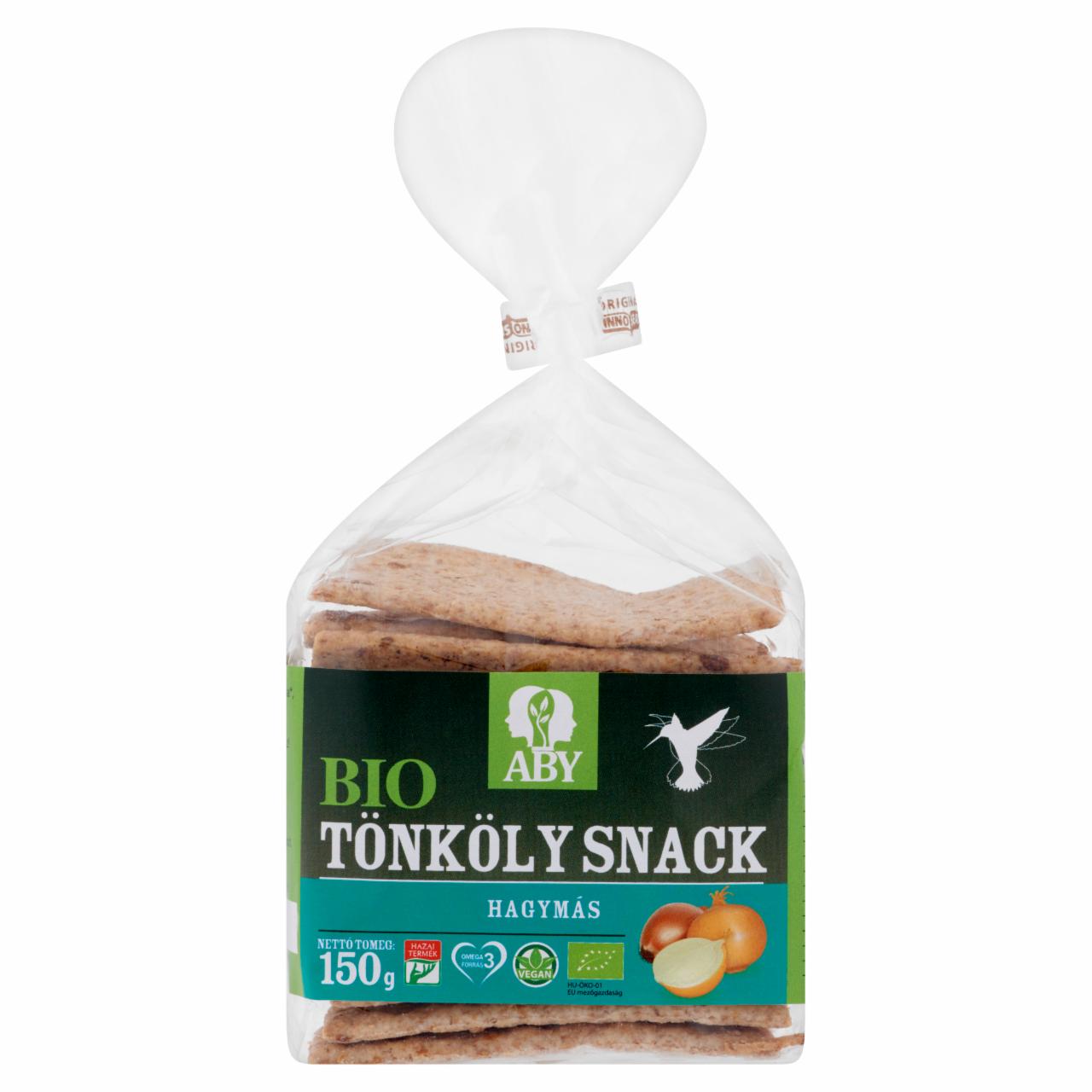 Képek - ABY BIO hagymás tönköly snack 150 g