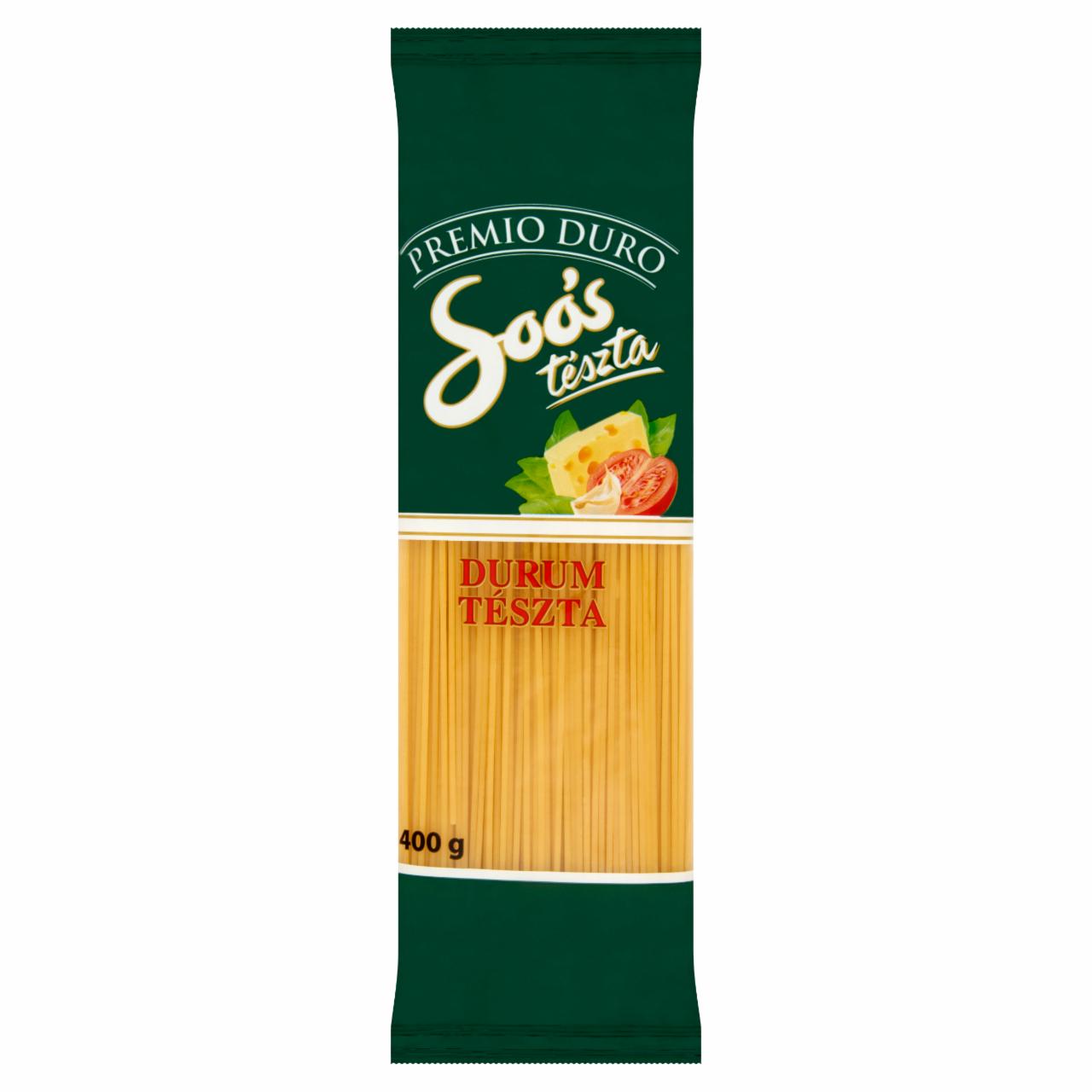 Képek - Soós Premio Duro spagetti durum száraztészta 400 g