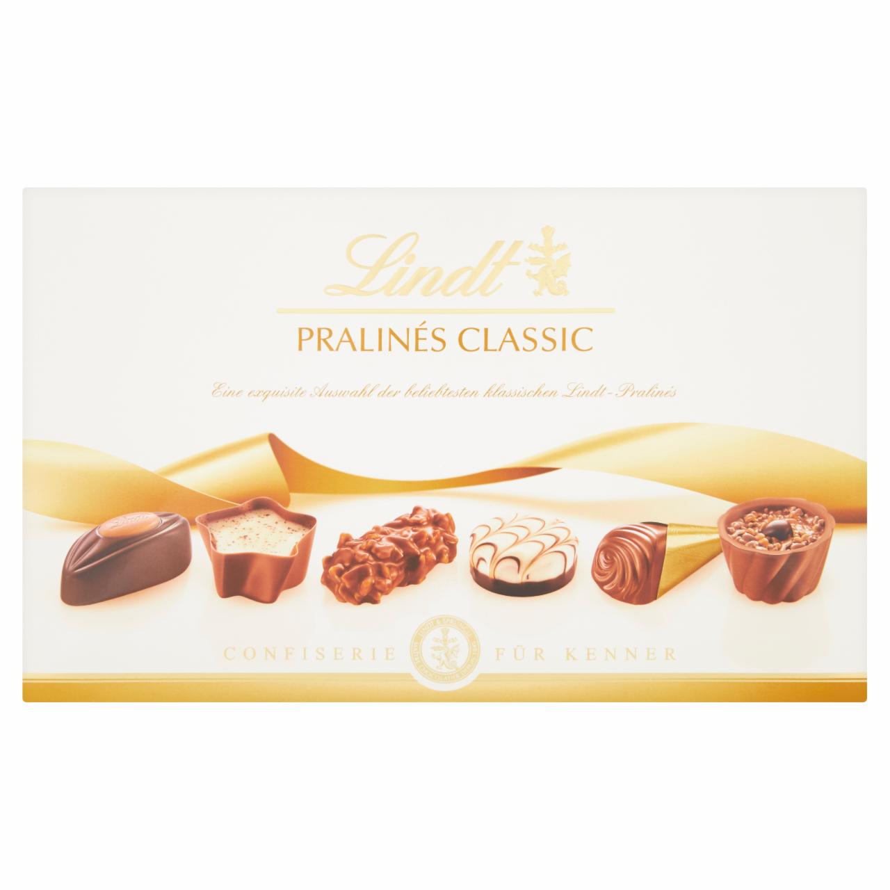 Képek - Lindt Pralinés Classic töltött csokibonbon keverék tejcsokoládéból 200 g