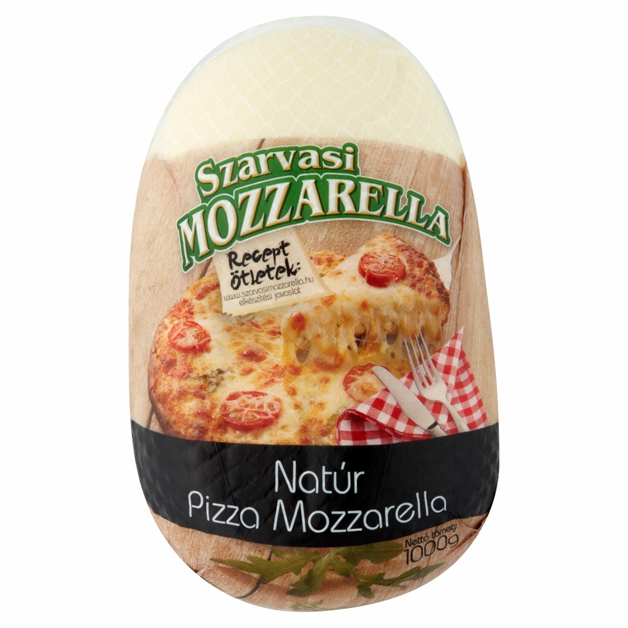 Képek - Szarvasi natúr pizza mozzarella sajt 1000 g