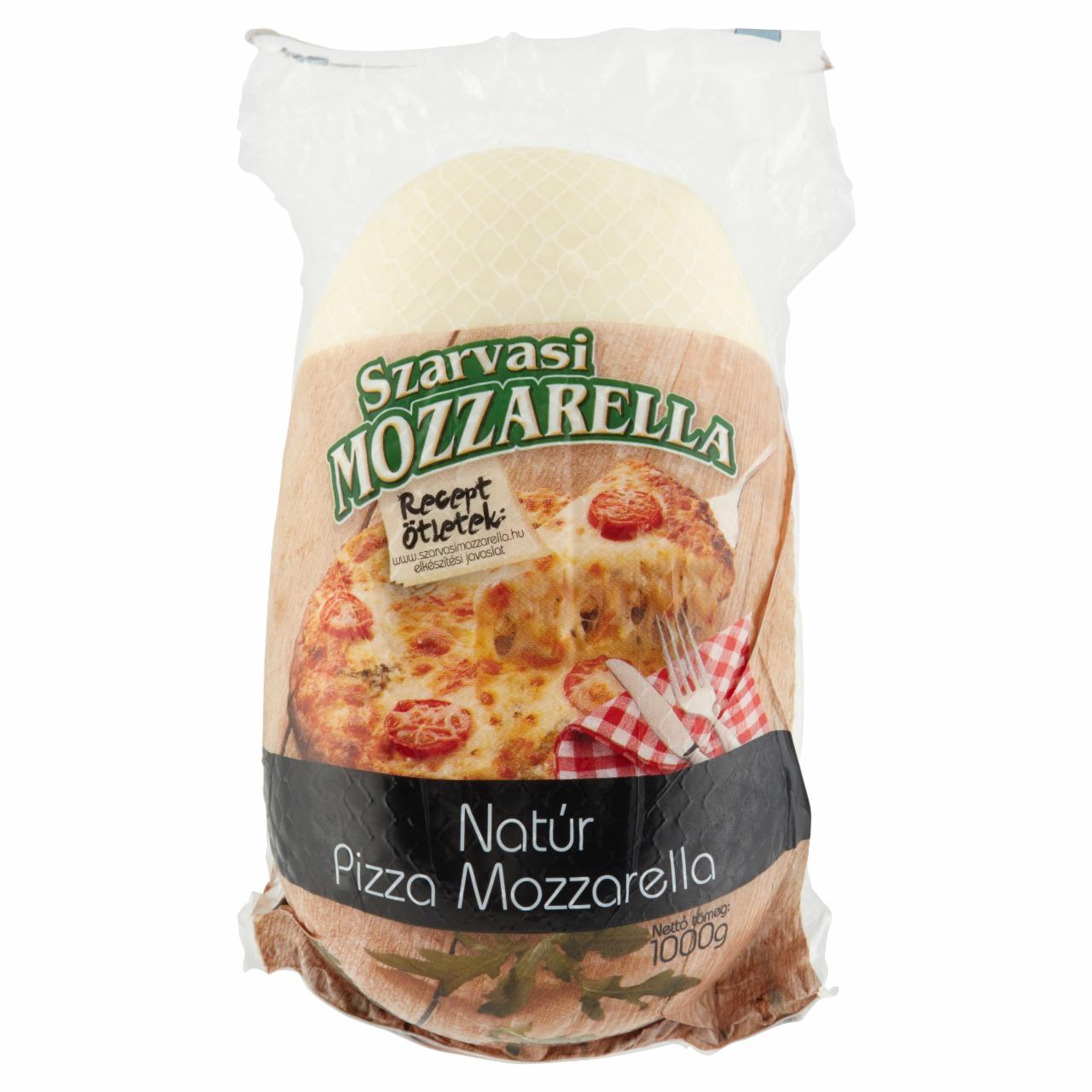 Képek - Szarvasi natúr pizza mozzarella sajt 1000 g