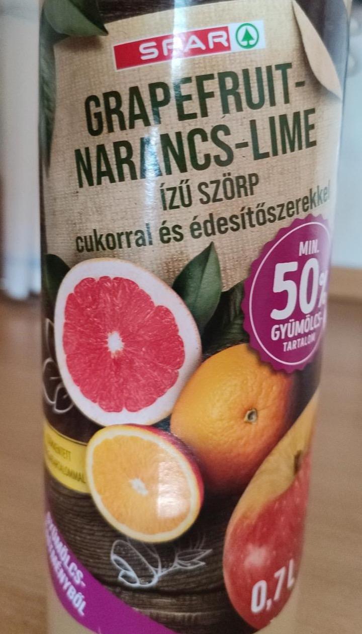 Képek - Grapefruit-narancs-lime ízű szörp Spar