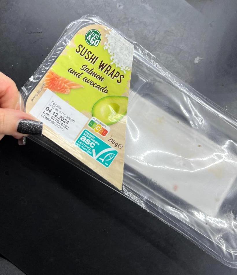 Képek - Sushi wraps salmon and avocado Select & Go