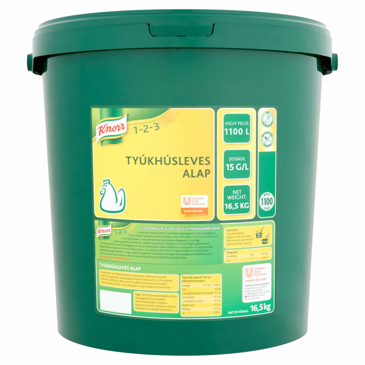 Képek - Knorr 1-2-3 tyúkhúsleves alap 16,5 kg