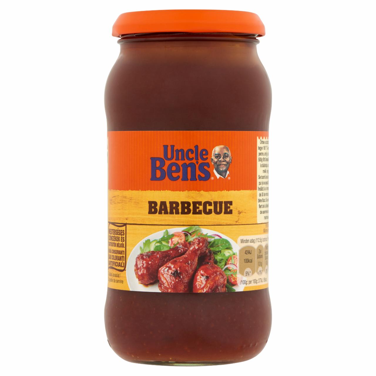 Képek - Uncle Ben's Barbecue hickory fán füstölt barbecue mártás 450 g