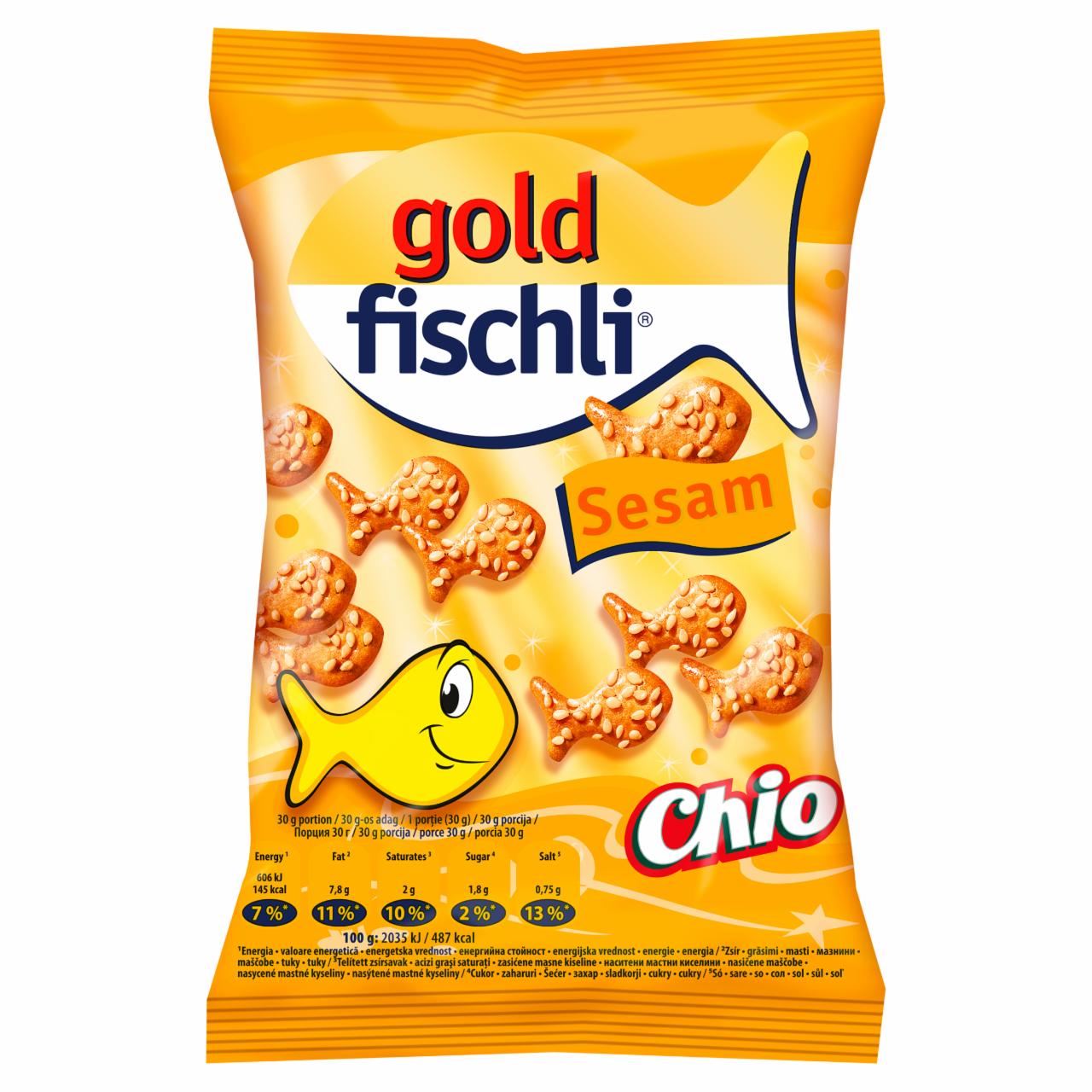 Képek - Chio Gold Fischli szezámmagos kréker 100 g