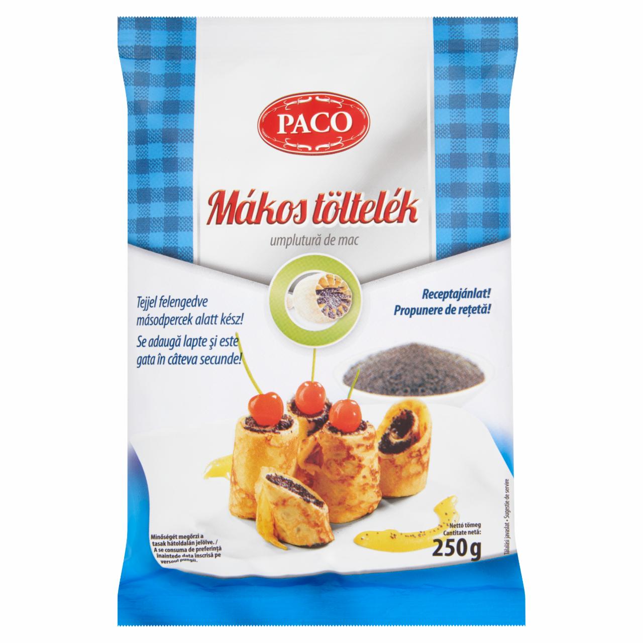 Képek - Paco mákos töltelék 250 g