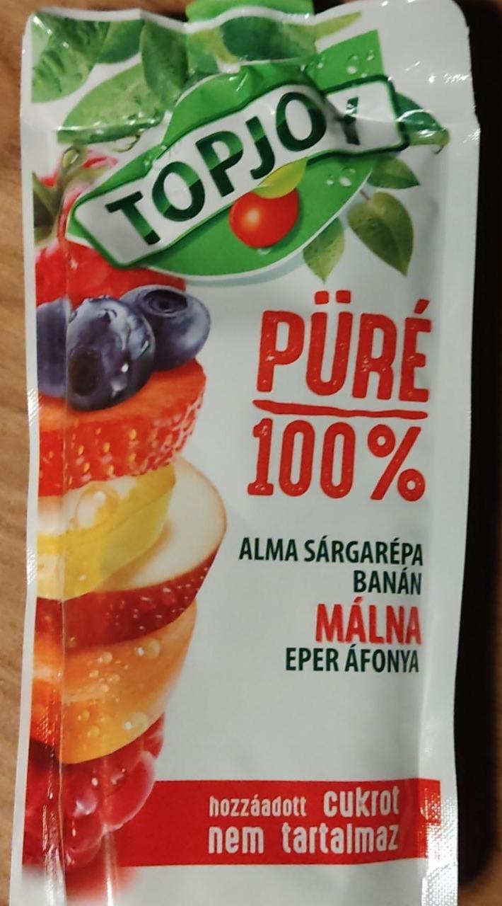 Képek - 100% alma-sárgarépa-banán-málna-eper-áfonya püré Topjoy