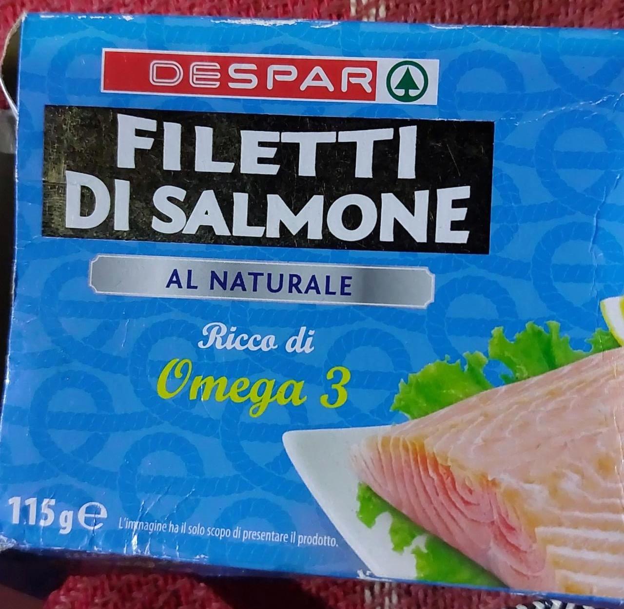 Képek - Filetti di salmone al naturale Despar