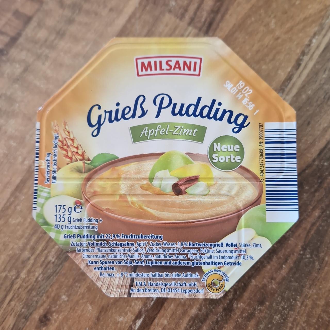 Képek - Gries pudding apfel-zimt Milsani