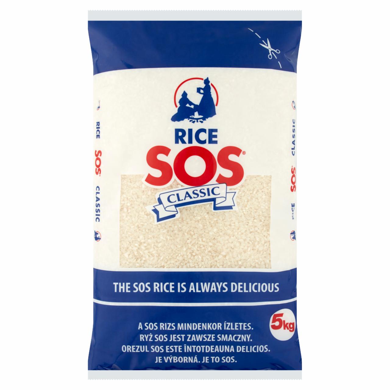 Képek - SOS Classic közepes szemű, 'A' minőségű rizs 5 kg